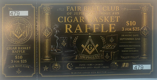 FAIR BLUE CLUB RAFFLE TICKET